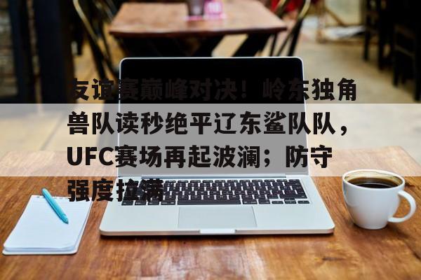 关于友谊赛巅峰对决！岭东独角兽队读秒绝平辽东鲨队队，UFC赛场再起波澜；防守强度拉满的信息爱游戏体育